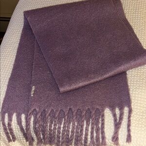 Abercrombie & Fitch Purple Fringe Scarf